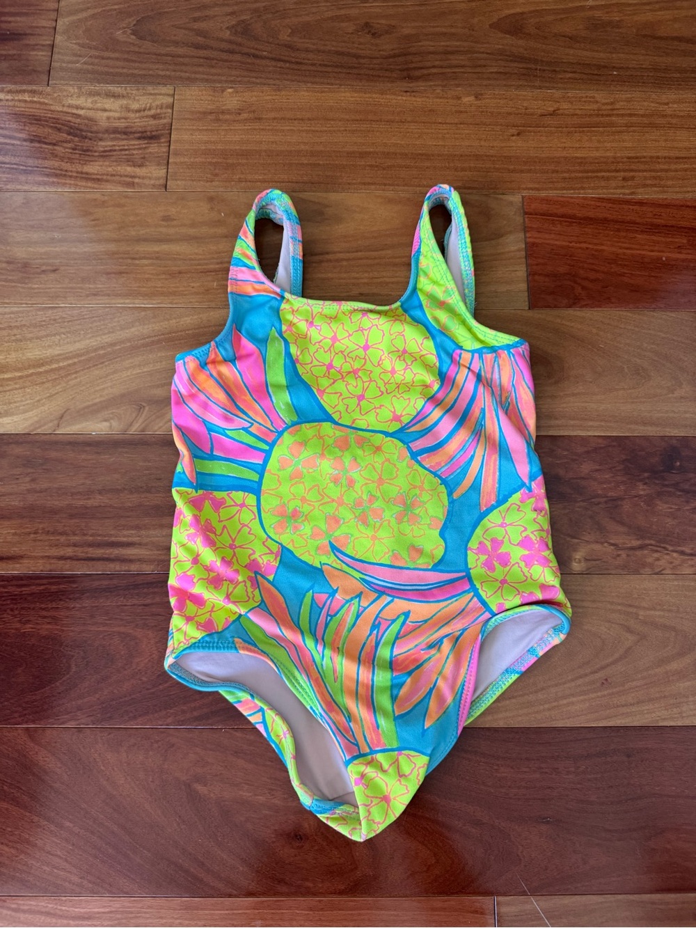 Chubbies Toddler Girl Neon One piece Swimsuit
